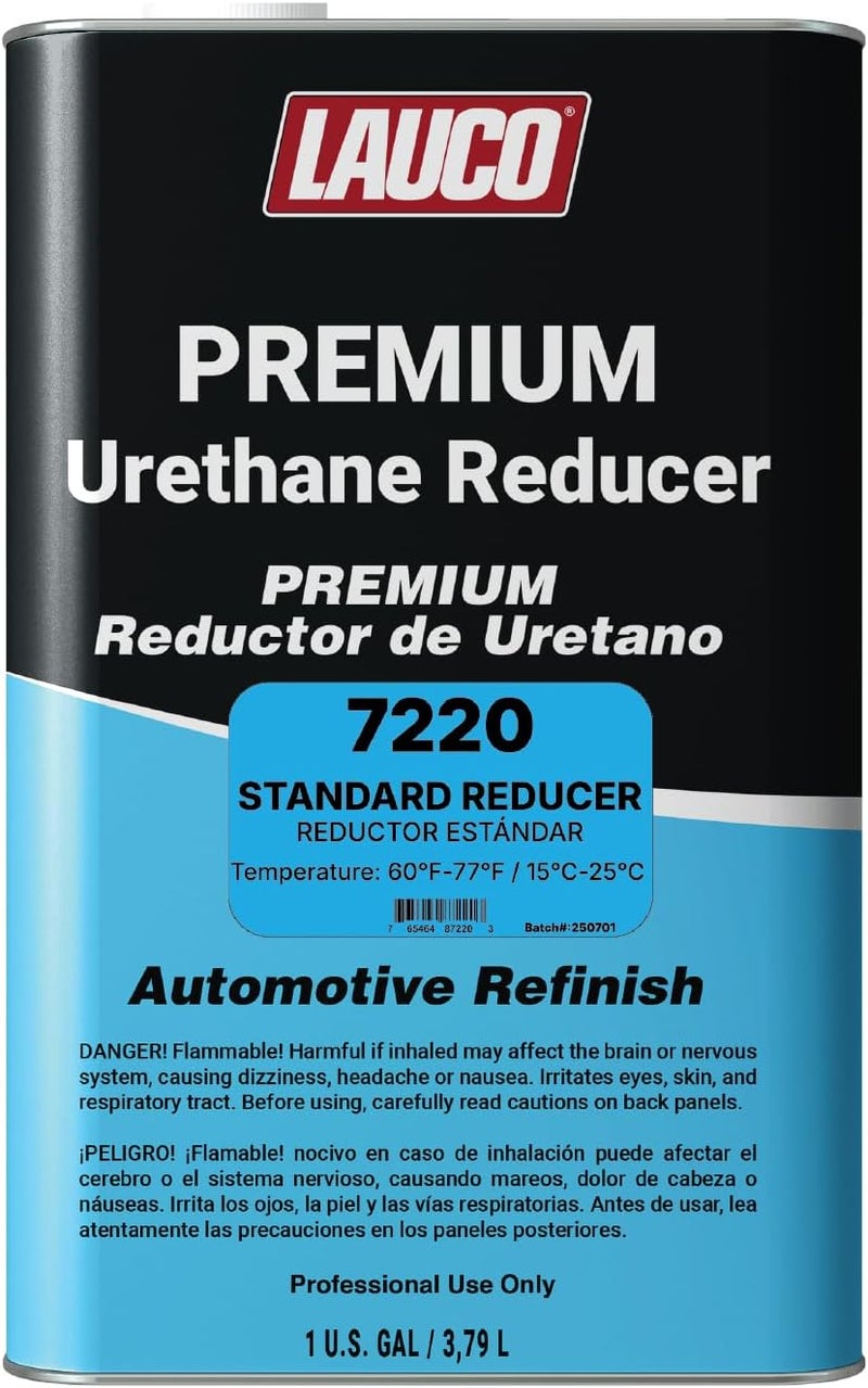 LAUCO Standard Urethane Grade Reducer (7220), 1 Gallon, 60°F - 77°F - for Automotive Paint and Industrial Paint Use - High Performance Automotive Grade - Image 2
